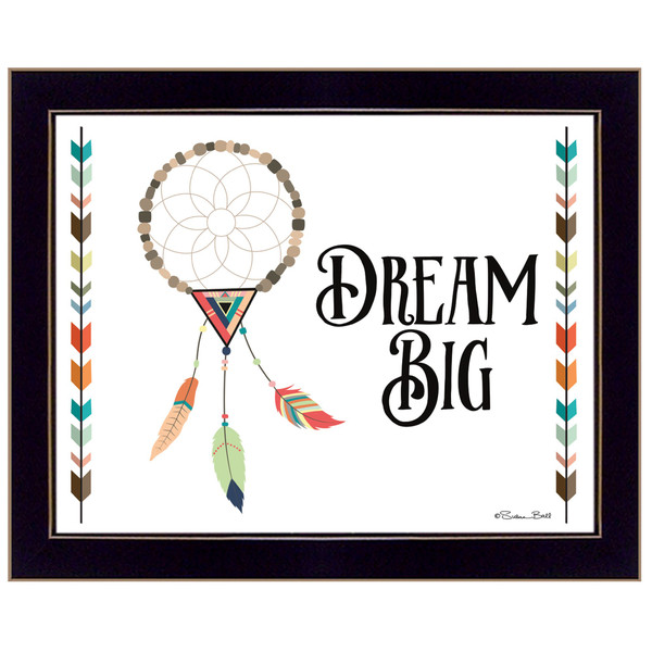 Dream Big 1 Black Framed Print Wall Art (415712)