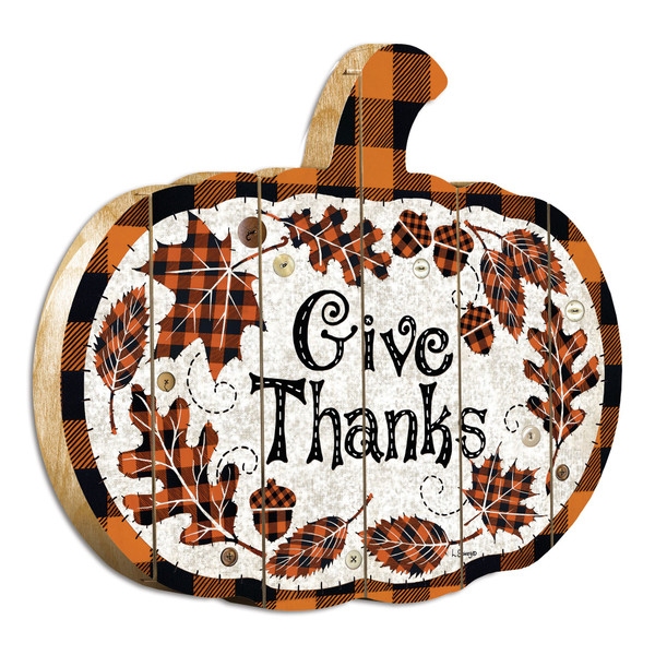 Give Thanks 2 Unframed Print Wall Art (416071)