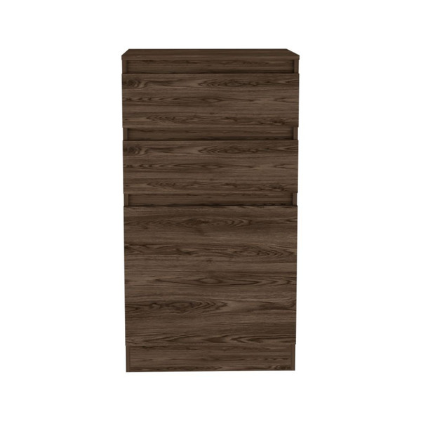 23" Dark Walnut Manufactured Wood Two Drawer Standard Chest (478398)