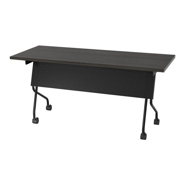 5' Black Frame With Slate Grey Top Table - Black/Slate Grey (84225BS)