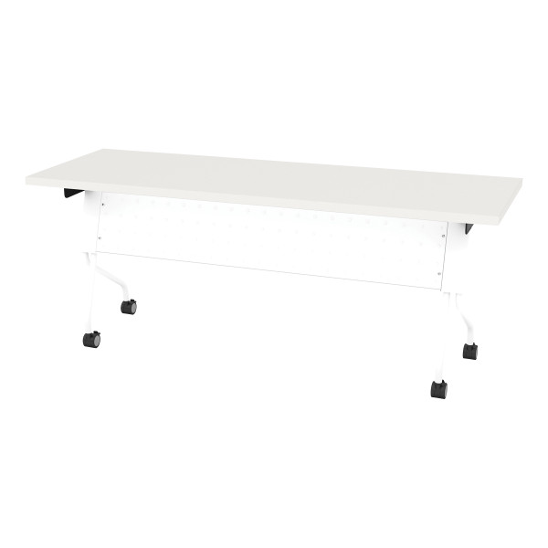 6' White Frame With White Top Table - White (84226WW)