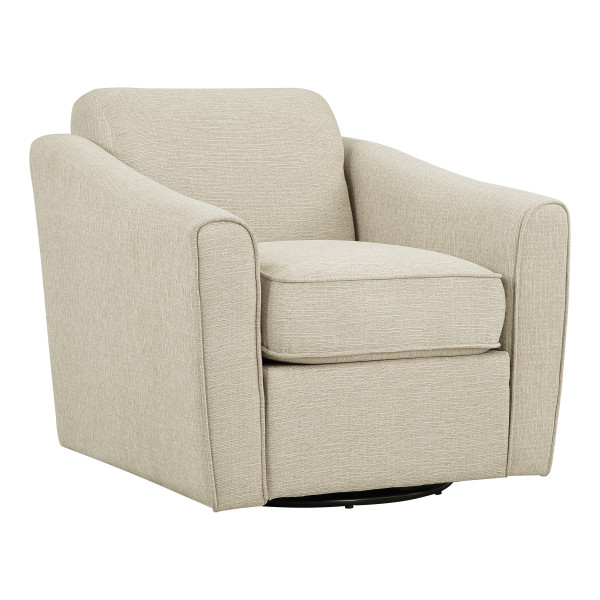 Cassie Swivel Arm Chair - Linen (CSS-BY6)