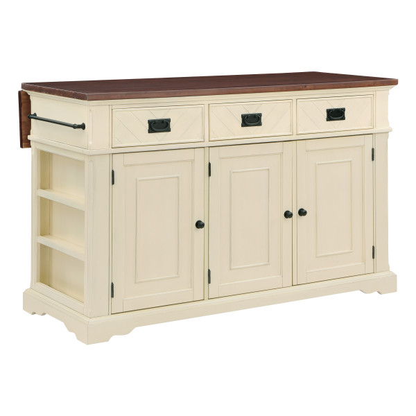 Palisade Kitchen Island - White (PAL5675-WHT)