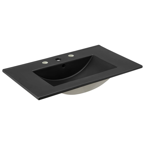 Cayman 30" Bathroom Sink - Black EEI-5070-BLK