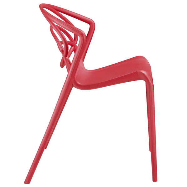 Locus Dining Side Chair - Red EEI-1451-RED