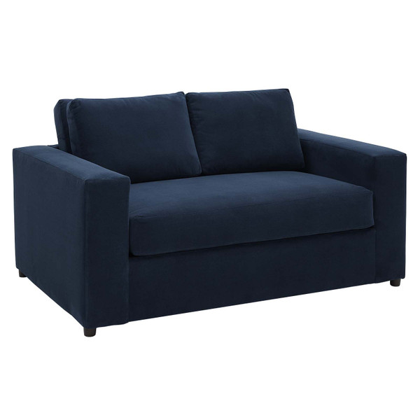 Avendale Velvet Loveseat - Deep Navy EEI-6189-DNA