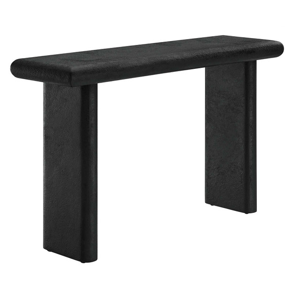 Relic Concrete Textured Console Table - Black EEI-6577-BLK