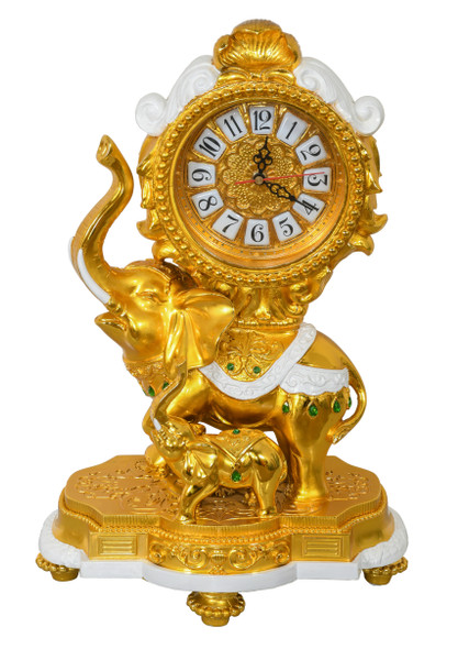 Elephant Mantle Clock (12024006)