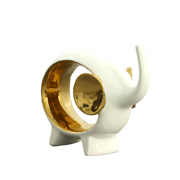 White And Gold Elephant (12024773)