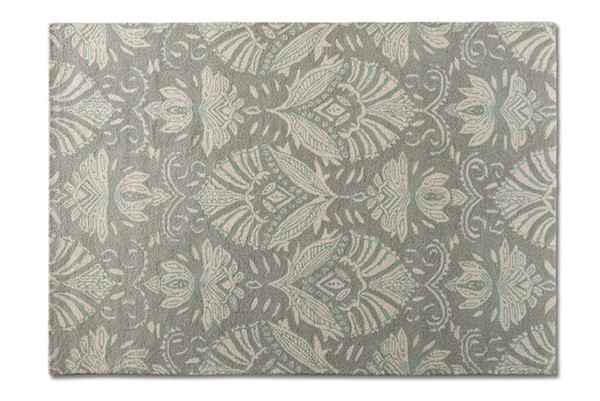 Morain Modern and Contemporary Grey Hand-Tufted Wool Area Rug Morain-Taupe-Rug