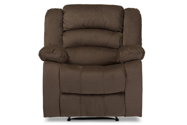 Hollace Taupe Microsuede 1 - Seater Recliner 98240-Brown
