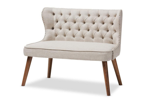 Scarlett Button-Tufted with Loveseat Settee BBT8017-LS-Beige-H1217-3