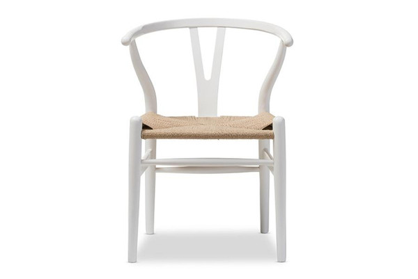 Wishbone Chair - Ivory Wood Y Chair - (Set of 2) DC-541-white