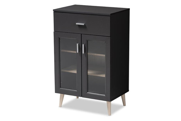 Jonas Modern And Contemporary Kitchen Cabinet SE KC012WI-DG/HO