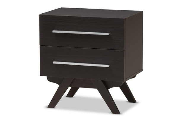 Auburn 2-Drawer Nightstand ST 4160-01-Dark Brown-NS