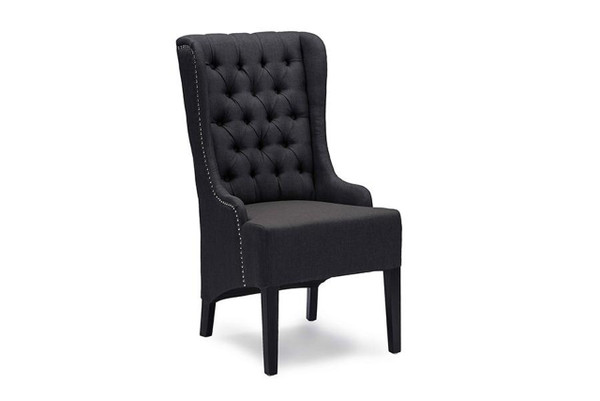 Vincent Grey Button-Tufted Chair TSF-8124-Grey Chair