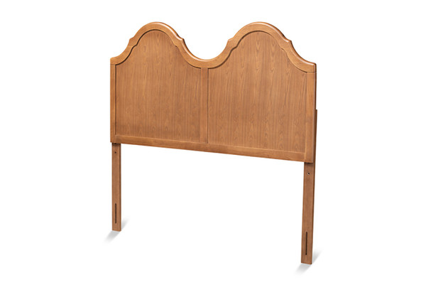 Tobin Vintage Classic And Traditional Ash Walnut Finished Wood King Size Arched Headboard MG9738-Ash Walnut-HB-King