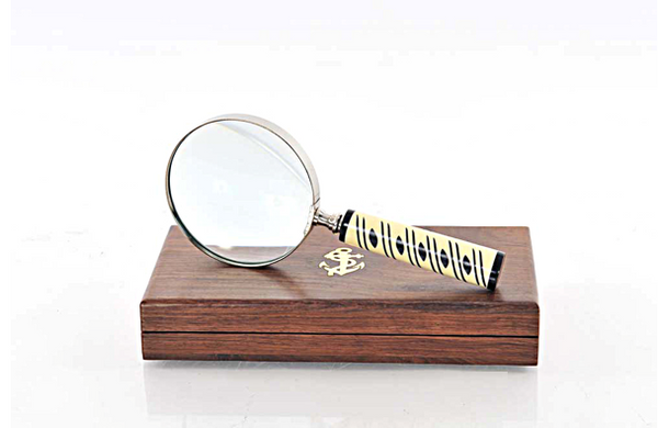 4" X 9" X 1" Magnifier In Wood Box (364336)