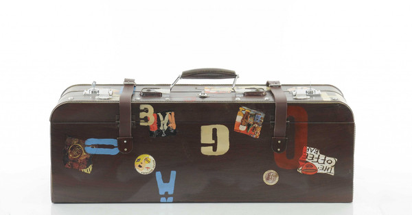 8" X 30" X 11.5" Vintage Suitcase (364179)