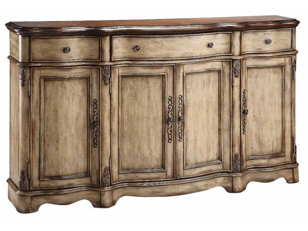 World Gentry Credenza With Three Drawers (57332)