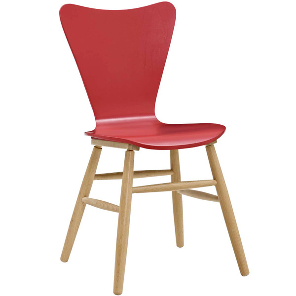 Cascade Wood Dining Chair EEI-2672-RED