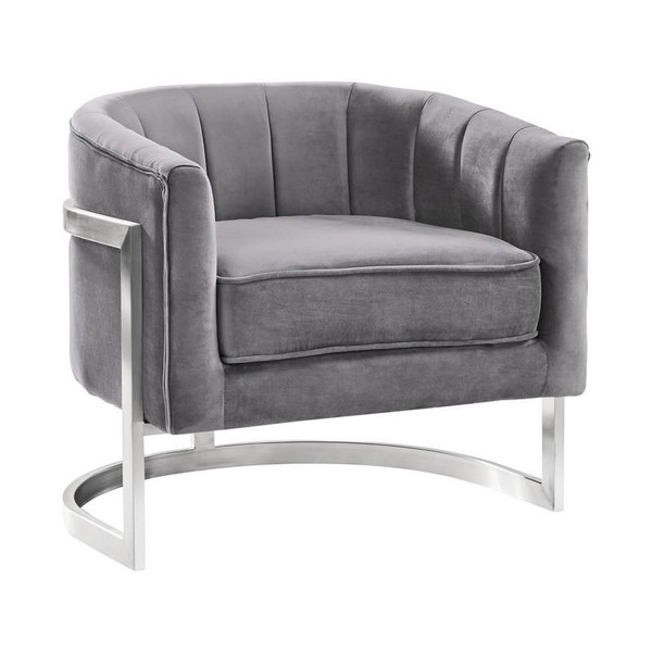 Kamila Contemporary Accent Chair (LCKMCHGRAY)