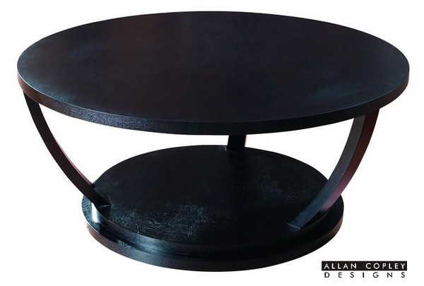 Concept Round Black Cocktail Table (3309-01)