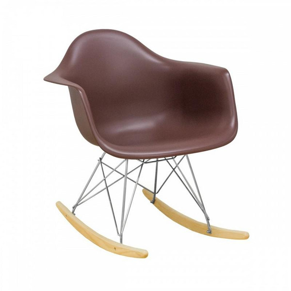 Paris Tower Eiffel Leg Chocolate Rocker Chair Mm-Pc-018R (MM-PC-018R-Chocolate)