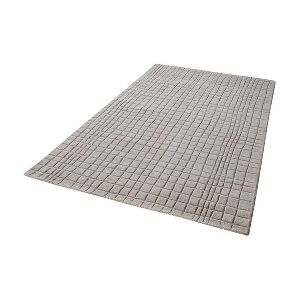 Blockhill Handwoven Wool Rug In Chelsea Grey -3Ft X 5Ft (8905-230)