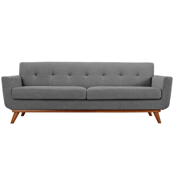 Engage Upholstered Fabric Sofa EEI-1180-GRY