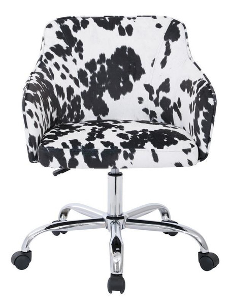 Bristol Task Chair With Udder Madness Domino Fabric (BRL26-UM21)