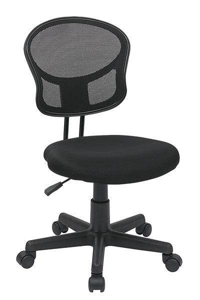 Osp Designs Mesh Task Chair In Black Fabric (EM39800-3)