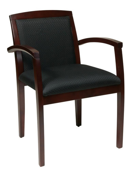 Kenwood Leg Chair With Upholstered Back - Mahogany (Pack Of 4) (KEN-129-MAH)