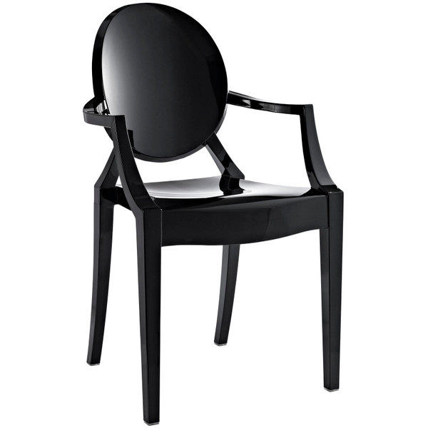 Casper Dining Armchair EEI-121-BLK