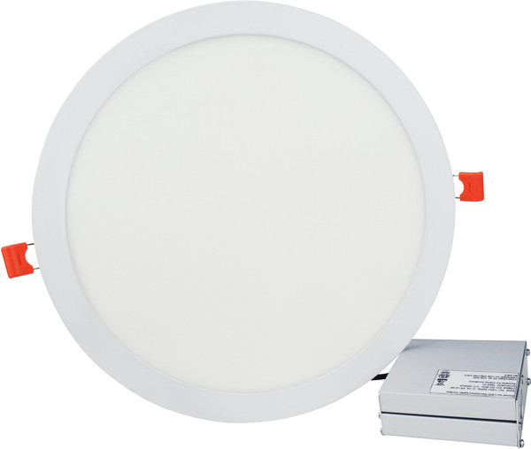 12-In. W Round Aluminum Recessed Pot Light In White Color By American Imaginations (AI-28690)