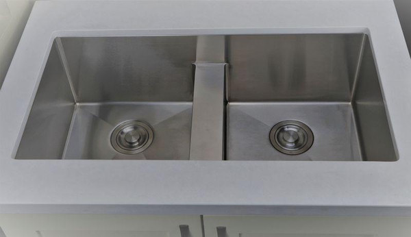 Csa Approved Chrome Kitchen Sink With Stainless Steel Finish & 16 Gauge (AI-27419)