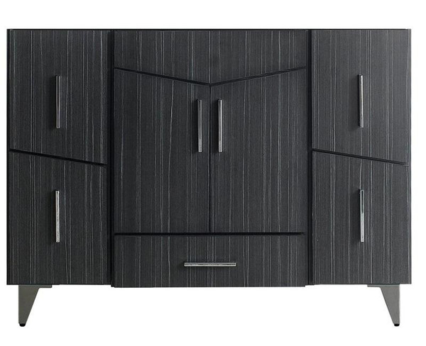 48" W 17" D Modern Plywood-Melamine Vanity Base Set Only In Dawn Grey (AI-19564)