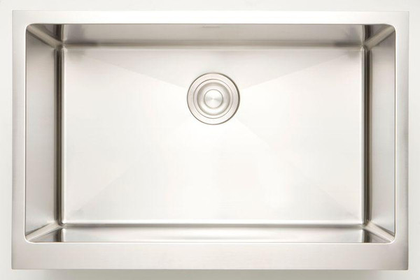 Csa Approved Chrome Kitchen Sink With Stainless Steel Finish & 18 Gauge (AI-27416)