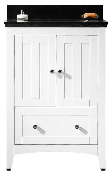 Shaker Rectangle Plywood-Veneer Vanity Set - White (AI-17522)