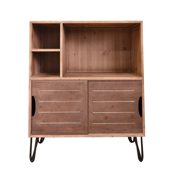 16" X 31" X 39" Brown, Wood, Cabinet/Storage (370372)