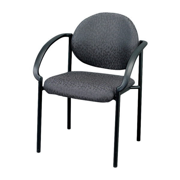 24" X 19.7" X 32.3" Charcoal Fabric Guest Chair (372344)
