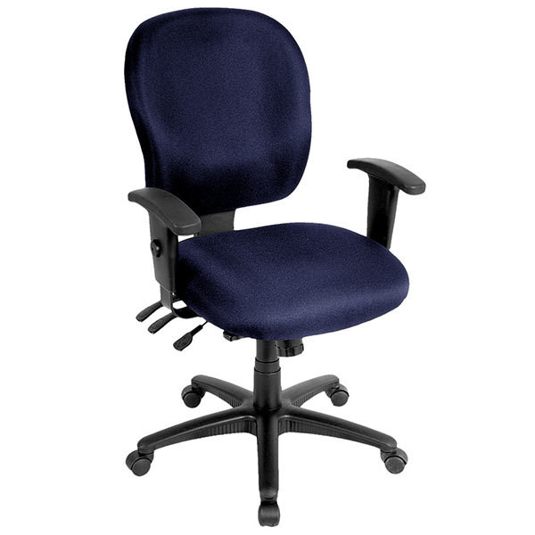 26" X 25" X 37" Navy Fabric Chair (372357)