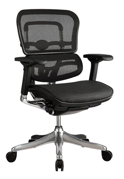 26.4" X 26" X 45.3" Black Mesh Elite High Back Chair (372390)