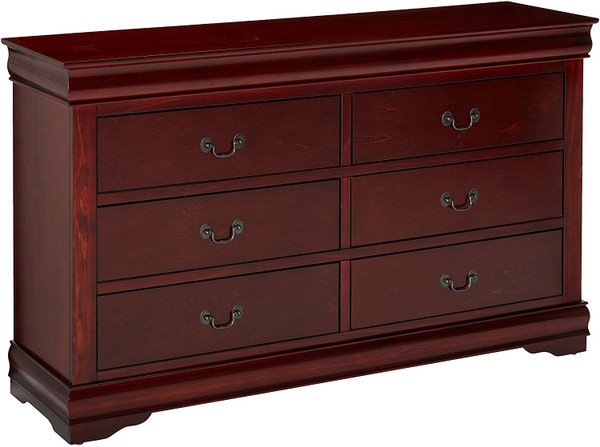 57" X 15" X 33" Cherry Wood Dresser (374204)