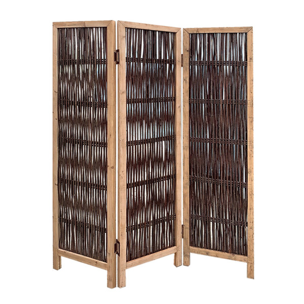 3 Panel Kirkwood Room Divider With Interconnecting Branches Design (376806)