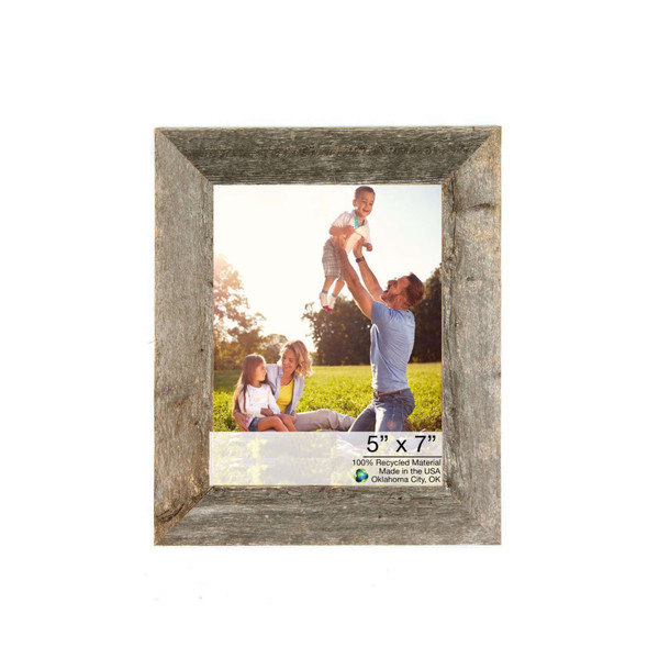 5" X 7" Natural Weathered Gray Picture Frame (379900)