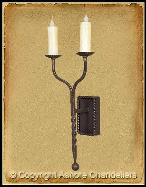 Sconce Lighting With Metal In Brown (SC-855)