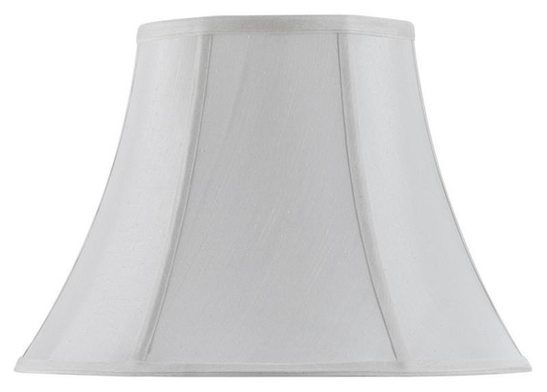 Vertical Piped Basic Bell Shade (SH-8104/16-WH)