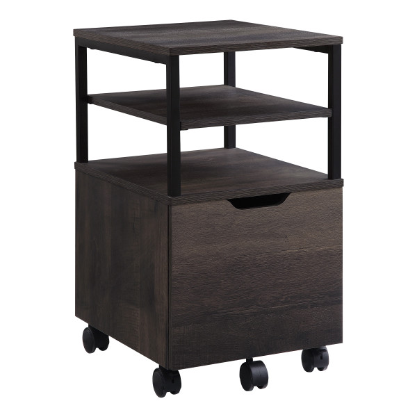 Osp Home Furnishings Contempo Mobile Cart - Ozark Ash (CNT15-AH)