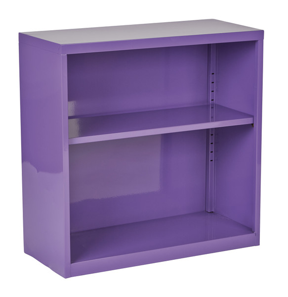 Osp Home Furnishings Metal Bookcase - Purple (HPBC512)
